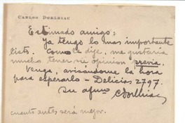 [Carta] c. 1919, Santiago, Chile [a] Manuel Magallanes Moure