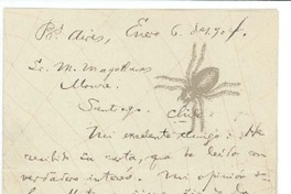 [Carta] 1904, Buenos Aires, Argentina [a] Manuel Magallanes Moure