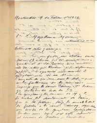 [Carta] 1914 feb. 9, Montevideo, Uruguay [a] Manuel Magallanes Moure
