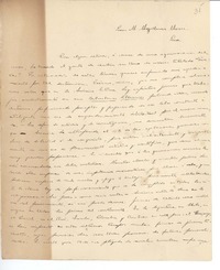 [Carta] 1902, Uruguay [a] Manuel Magallanes Moure