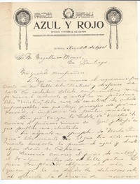 [Carta] 1904 mar. 22, Habana, Cuba [a] Manuel Magallanes Moure