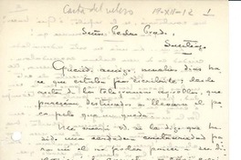 [Carta] 1912 dic. 19, La Serena, Chile [a] Pedro Prado