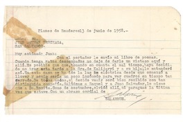 [carta] 1958, ene. 13, San Salvador [a] Juan Guzmán Cruchaga