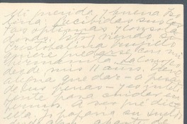 [Carta], 1945? nov. 3 <a> Isolina Barraza