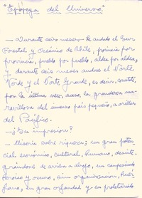 Epopeya del universo