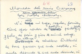 Moneda del rucio caroca