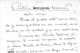 Putú, locura del oro