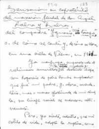 Sensación en copretérito del mascarón feudal