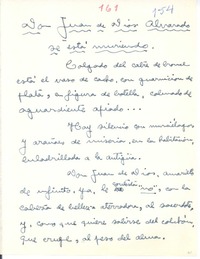 Don Juan de Dios Alvarado se está muriendo