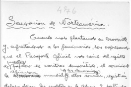 Sensación de norteamérica