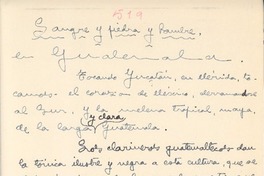 Sangre y piedra y hambre en Guatemala
