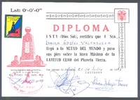 [Diploma] 1981 jul. 21, San Antonio de Pichincha, Ecuador <a> Isaura Abrigo