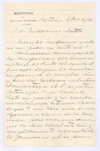 [Carta], 1876 sep. 12 Santiago, Chile <a> Guillermo Matta