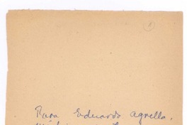 [Dedicatorias entre 1950 y 1970], Santiago, Chile <a> Carmen de Alonso