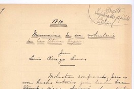 Memorias de un voluntario de la Patria Vieja