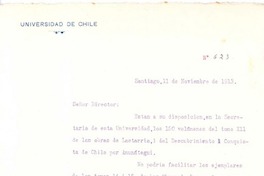 [Carta], 1913 nov. 11 Santiago, Chile <a> Biblioteca Nacional