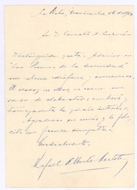 [Carta] 1914 nov. 16 La Plata, Argentina <a> Ernesto A. Guzmán