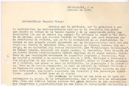 [Carta], 1878 jul. 5 Antofagasta, Chile <a> Gonzalo Drago