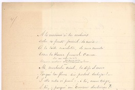 [A la mañana ví los azahares...]