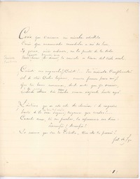 [Creía que cariñosa me mirabas...]