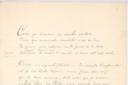 [Creía que cariñosa me mirabas...]