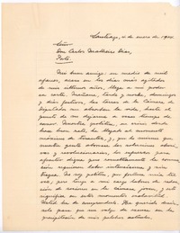 [Carta], 1924 ene. 4 Santiago, Chile <a> Carlos Malleciro Díaz