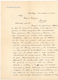 [Carta], 1923 oct. 5 Santiago, Chile <a> María Mujica