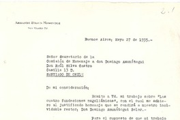 [Carta], 1935 may. 27 Buenos Aires, Argentina <a> Raúl Silva Castro