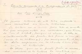 Episodios nacionales de la independencia de Chile