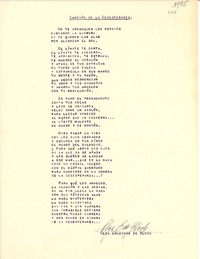 Canción de la desesperanza