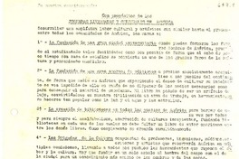 Con propósitos de las Jornadas Literarias y Culturales de América.