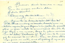 [Carta] 1943 dic. 9, Buenos Aires [a] Gabriela Mistral