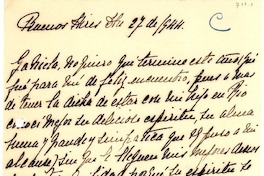 [Carta] 1944 dic. 27, Buenos Aires, [Argentina] [a] Gabriela [Mistral]
