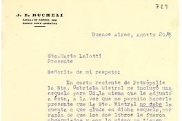 [Carta] 1945 ago. 20, Buenos Aires [a] Marta Lalotti