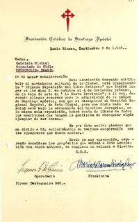 [Carta] 1945 sept. 2, Bahía Blanca, [Argentina a] Gabriela Mistral, Petrópolis, Brasil