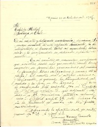 [Carta] 1947 oct. 23, Rosario, Santa Fé, Argentina [a] Gabriela Mistral, Santiago de Chile