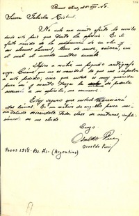 [Carta] 1948 ago. 24, Buenos Aires, Argentina [a] Gabriela Mistral