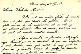 [Carta] 1948 ago. 24, Buenos Aires, Argentina [a] Gabriela Mistral