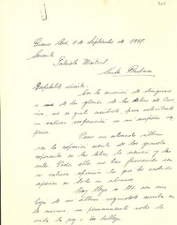 [Carta] 1948 sept. 5, Buenos Aires, [Argentina a] Gabriela Mistral, Santa Barbara, [EE.UU.]