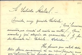 [Carta] 1948 ene. 19, La Plata, Provincia de Buenos Aires, Argentina [a] Gabriela Mistral