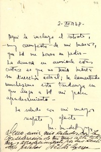 [Carta] 1948 dic. 2, [Buenos Aires, Argentina a] Gabriela Mistral