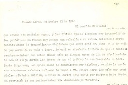 [Carta] 1948 dic. 21, Buenos Aires, [Argentina] [a] Gabriela Mistral, [México?]