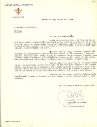 [Carta] 1950 mar., Buenos Aires [a] Gabriela Mistral, México