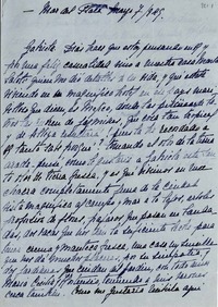 [Carta] 1949, mayo 7, Mar del Plata, [Argentina a] Gabriela Mistral