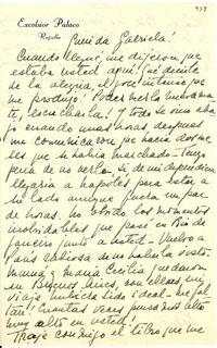 [Carta] [1951?] sept. 4, Hotel de la Tremoille, Paris, [Francia] [a] Gabriela [Mistral]