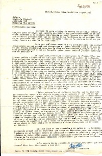 [Carta] 1951 sept. 21, Paraná, Entre Ríos, Argentina [a] Gabriela Mistral, Veracruz, México