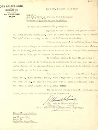 [Carta] 1950 oct. 26, San Juan, [Argentina] [a] Gabriela Mistral, Veracruz