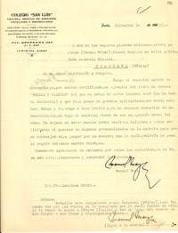 [Carta] 1952 dic. 30, Junín, Buenos Aires, [Argentina] [a] Gabriela Mistral, Veracruz, México