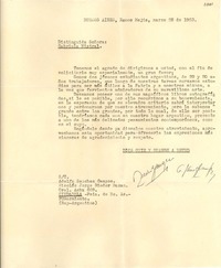 [Carta] 1953 mar. 28, Ciudadela, Buenos Aires, Argentina [a] Gabriela Mistral