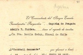 [Tarjeta] 1952 jun. 15, Argentina [a] Gabriela